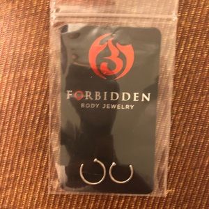 18g 8mm and 10mm Hoop Nose Rings